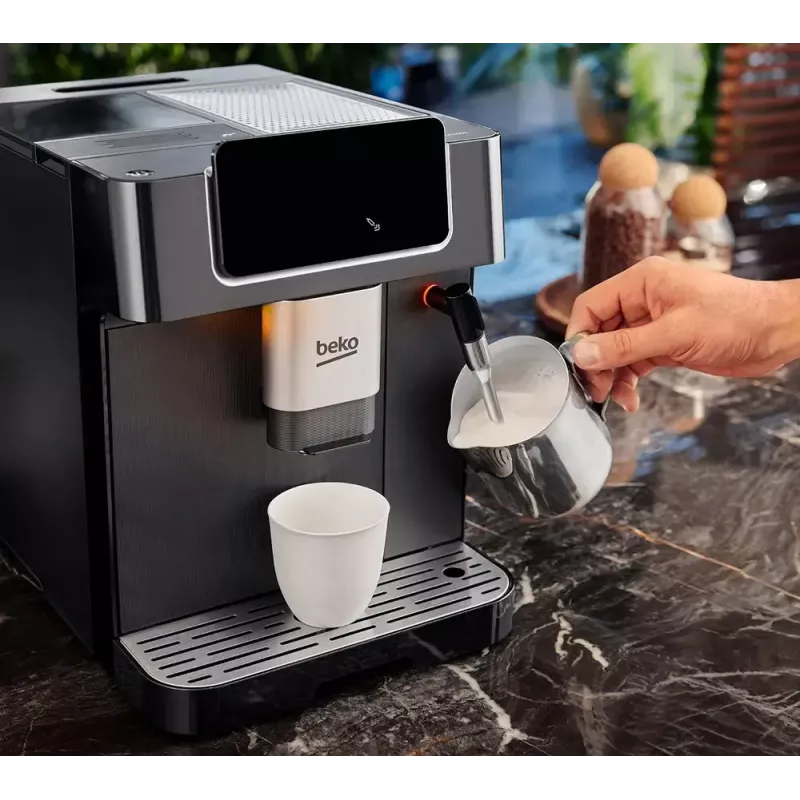 Beko CEG7302B CaffeExperto koffieautomaat met stoompijpje