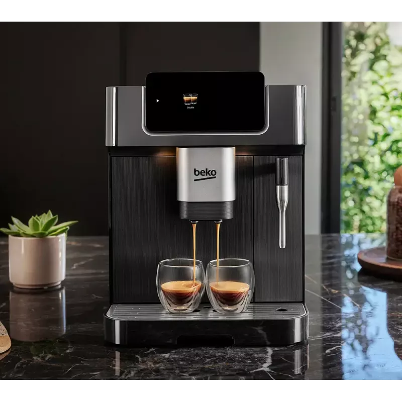 Beko CEG7302B CaffeExperto koffieautomaat met stoompijpje