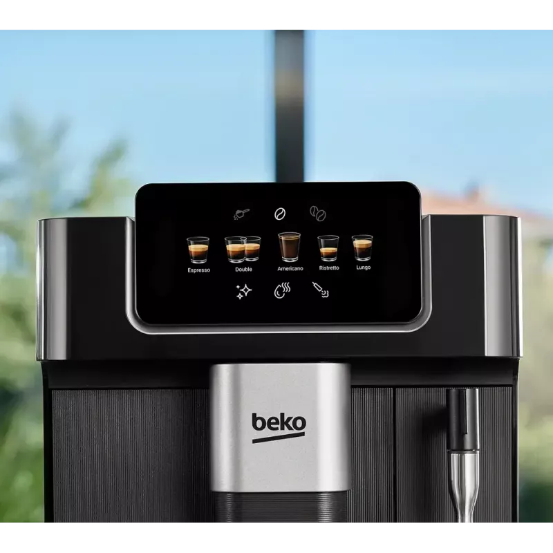 Beko CEG7302B CaffeExperto koffieautomaat met stoompijpje