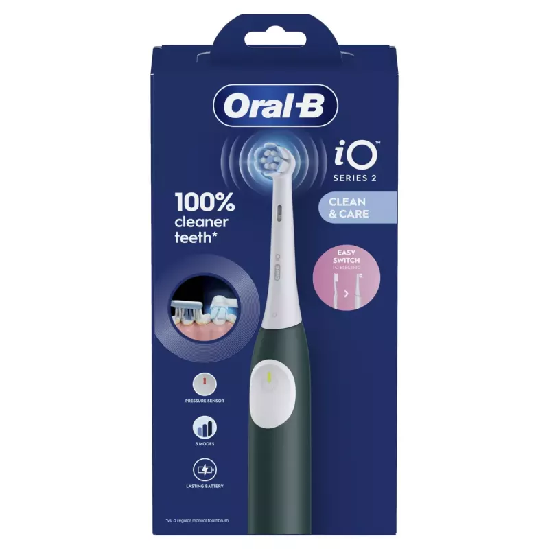 Elektrische tandenborstel BRAUN Oral‑B iO2 (model iOS2.1C9.0G) groen Forest