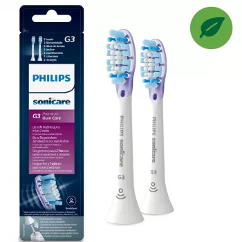 Philips Sonicare G3 Premium Gum Care HX9052/17 2x vervangbare sonische tandenborstelkoppen