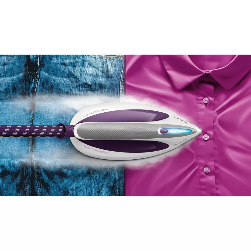 Stoomstrijkstation Philips GC9660/30 — 1,8 l watertank, 7,5 bar druk, 520 g/min boost, T-ionicGlide strijkzool