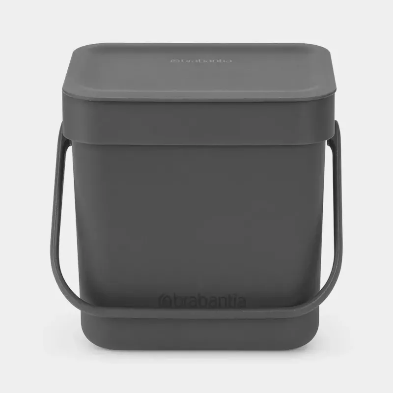 Bin Brabantia 209888 zwart plastic 139x188x174 mm