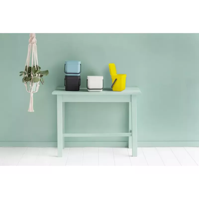 Bin Brabantia 209888 zwart plastic 139x188x174 mm