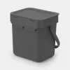 Bin Brabantia 209888 zwart plastic 139x188x174 mm
