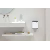 Brabantia Bo afvalemmer 4 L rechthoekig staal zwart wit
