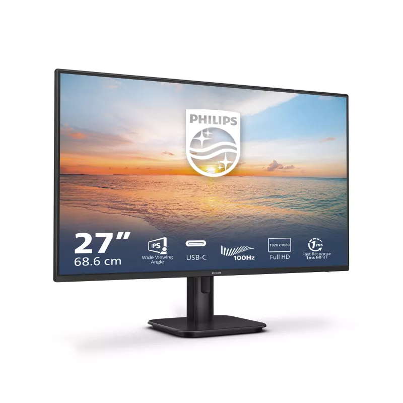 Philips 1000 serie 27E1N1300A/00 computermonitor 68,6 cm (27 inch) 1920 x 1080 pixel Full HD LCD zwart