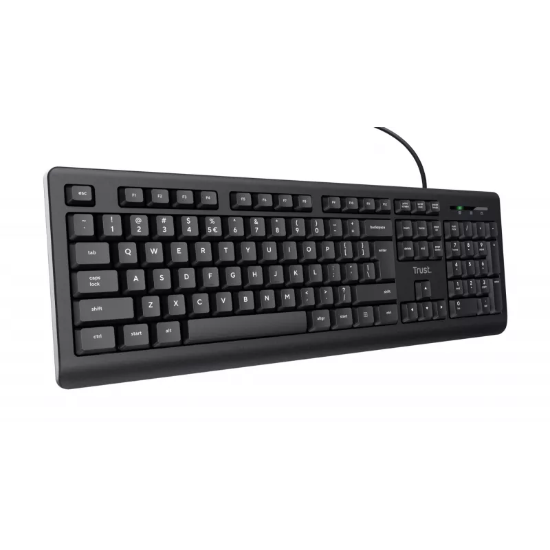 Trust TK-150 toetsenbord universeel USB QWERTY zwart