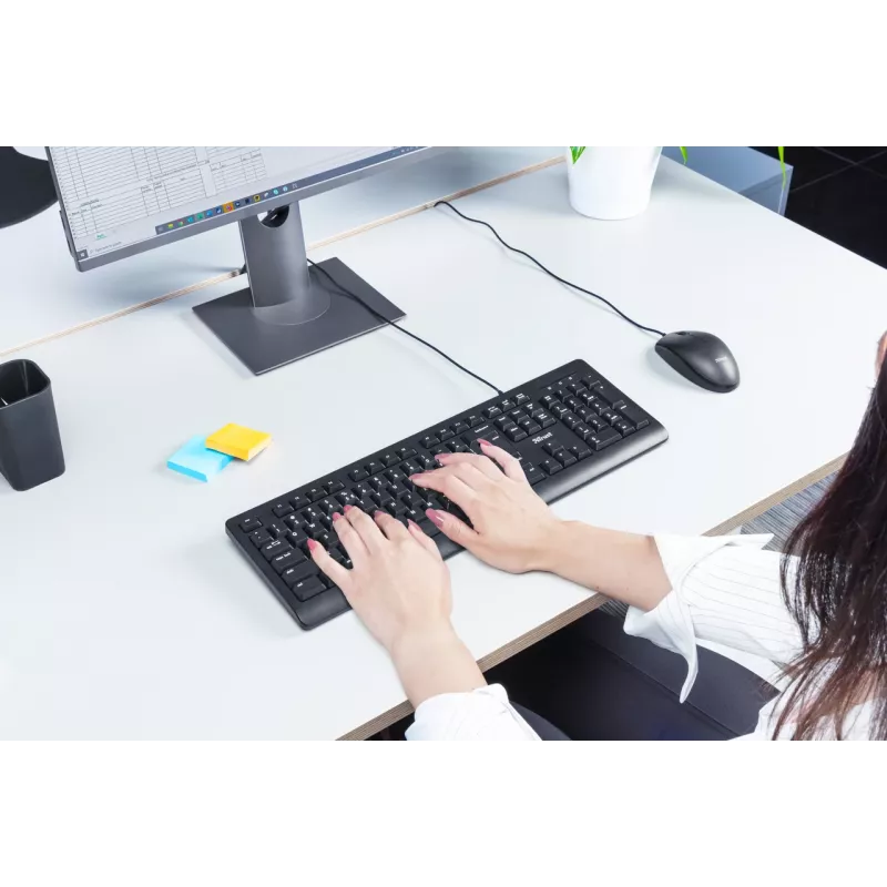 Trust TK-150 toetsenbord universeel USB QWERTY zwart