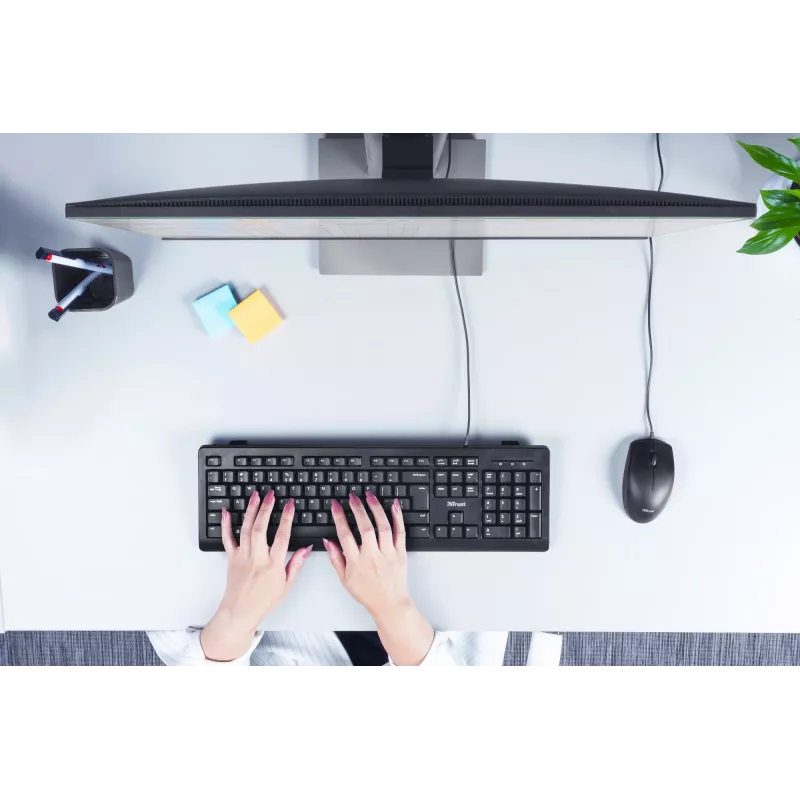Trust TK-150 toetsenbord universeel USB QWERTY zwart