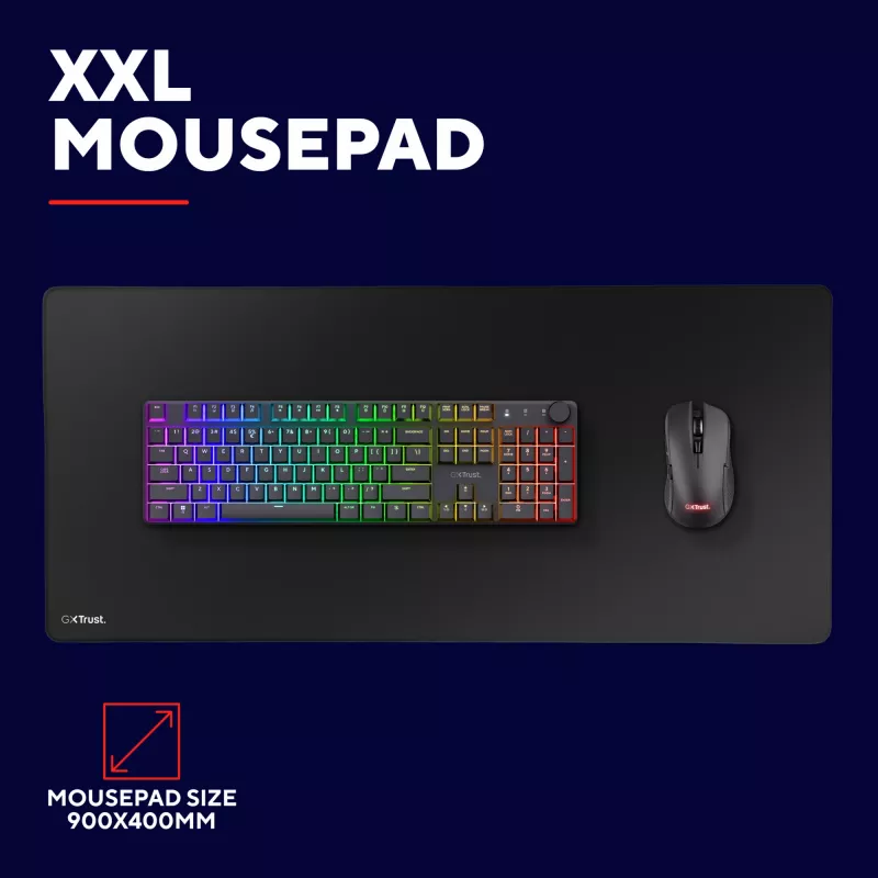 Trust GXT 759 gaming-muismat zwart