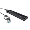 SSD-behuizing TRUST 25806 zwart voor M.2, enkele drive, tot 4 TB, USB Type-C 10 Gbit/s (USB 3.2 Gen 2)