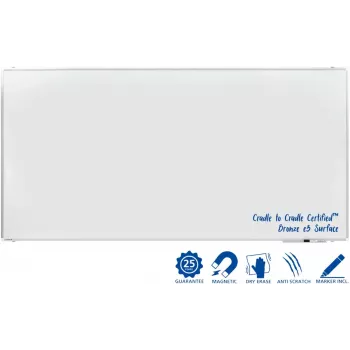 Whiteboard Legamaster PREMIUM PLUS 120x240cm emaille vast gemonteerd