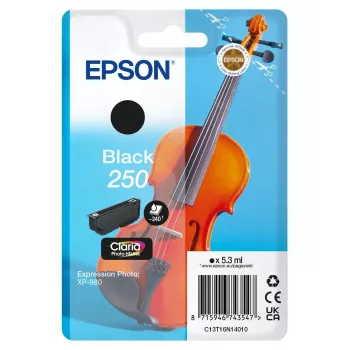 Epson 250 Violin Claria Photo HD inktpatroon 1 stk. origineel zwart