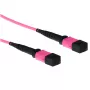 ACT 12 meter multimode 50/125 OM4 polariteit B glasvezel-patchkabel met MTP-bussen