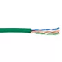 Patchkabel ACT CAT5E U/UTP Litze groen 100 m
