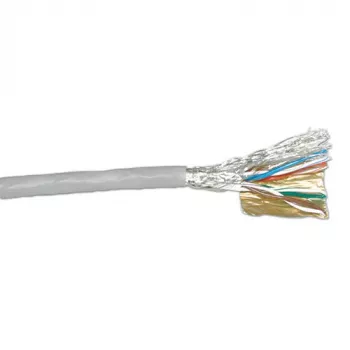 Patchkabel ACT CAT6 S/FTP PVC Litze grijs 305 m