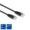 ACT Zwart 0.9 meter U/UTP CAT6 patchkabel met RJ45-stekkers