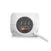 Stroomverdeeleenheid ACT AC2430 — 3× Type-F stopcontacten, 230 V, 16 A, 1,5 m kabel, wit