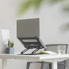 Laptopstandaard ACT AC8140 aluminium traploze hoogteverstelling zwart