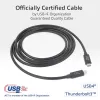 ACT USB4 20Gbps 240W USB Type-C kabel 2m zwart USB-IF gecertificeerd
