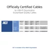 ACT USB4 20Gbps 240W USB Type-C kabel 2m zwart USB-IF gecertificeerd