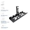 Kabelgoot voor onder het bureau ACT, klembevestiging, 40 cm, staal, 5 kg capaciteit