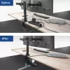 Kabelgoot voor onder het bureau ACT, klembevestiging, 40 cm, staal, 5 kg capaciteit