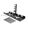 Kabelgoot voor onder het bureau ACT, klembevestiging, 40 cm, staal, 5 kg capaciteit