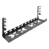 Uitschuifbare kabelmanagementbak voor onder het bureau ACT 43–72 cm klembevestiging, staal, 728×130×190 mm, 5 kg