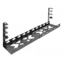 Uitschuifbare kabelmanagementbak voor onder het bureau ACT 43–72 cm klembevestiging, staal, 728×130×190 mm, 5 kg