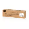 Kabelgoot voor onder het bureau ACT 80 cm – rechte horizontale stalen bak 800×140×100 mm