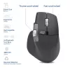ACT AC5147 draadloze muis, Bluetooth/USB, stille klik, 4800 DPI, grijs