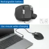 ACT AC5147 draadloze muis, Bluetooth/USB, stille klik, 4800 DPI, grijs