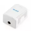 Gembird NCAC-1F5E-01 afgeschermde opbouw-netwerkdoos, 1x RJ45 Cat5e, wit