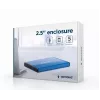 Harde-schijfbehuizing Gembird EE2-U3S-3-DB blauw 2,5 inch