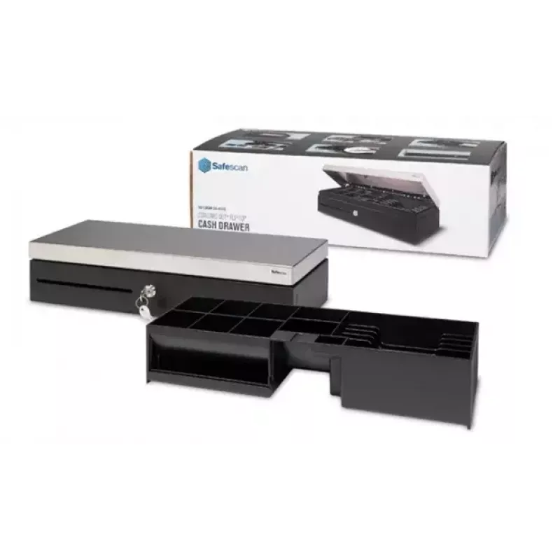 Safescan SD-4617S Standard Duty geldlade, zwart/zilver