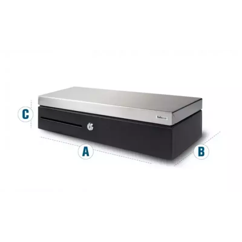 Safescan SD-4617S Standard Duty geldlade, zwart/zilver