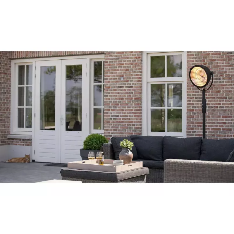 Halogeen elektrische kachel Sunred Indus indoor zwart, bruin