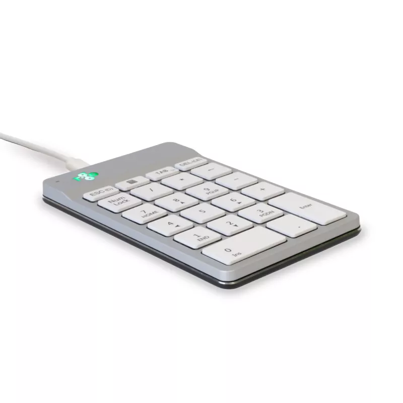 R-Go Tools numpad R-Go Numpad Break, ergonomisch numpad met pauzesoftware, bedraad, wit