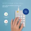 R-Go Tools numpad R-Go Numpad Break, ergonomisch numpad met pauzesoftware, bedraad, wit