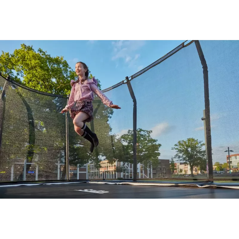 Bovengronds trampoline Salta Premium Black Edition rechthoekig