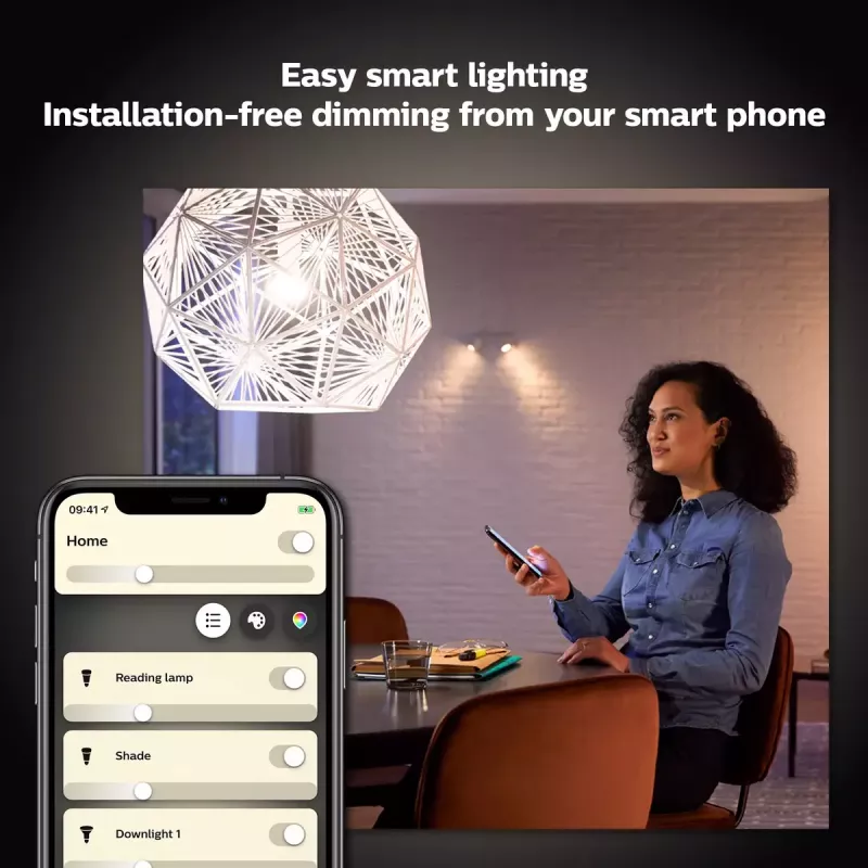 Philips Hue White A60 – E27 slimme lamp – 800 (2-pack)