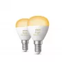 Philips Hue White Ambiance Lustre – E14 slimme lamp – (2-pack)
