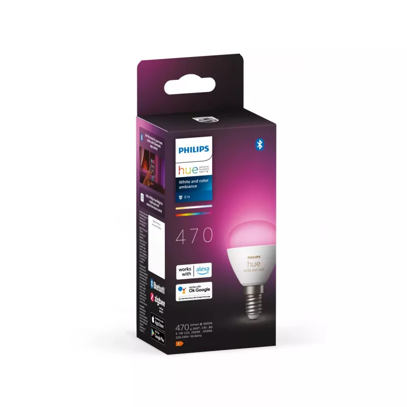 Slimme lamp Philips Hue White and Colour Ambience Lustre E14 Bluetooth Zigbee