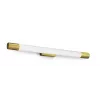 Philips Rover wandlamp, opbouw, 2700 K, IP44, messing