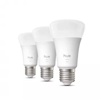Philips A60 – E27 slimme lamp – 810, Bluetooth/Zigbee, LED, E27, A19, zachtwit, 2700 K