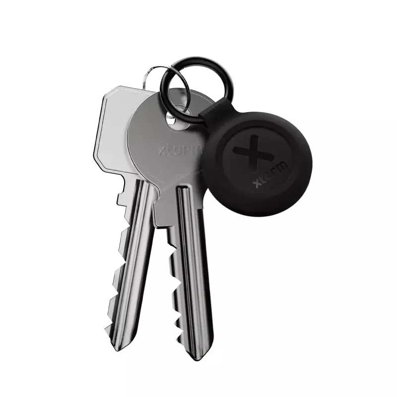 Slimme sleutelhanger-tracker Xtorm XTAG2GA11 — universele GPS-finder, CR2032-batterij, 3V, zwart, 3-pack
