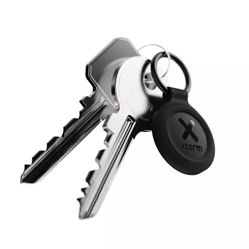 Slimme sleutelhanger-tracker Xtorm XTAG2GA11 — universele GPS-finder, CR2032-batterij, 3V, zwart, 3-pack