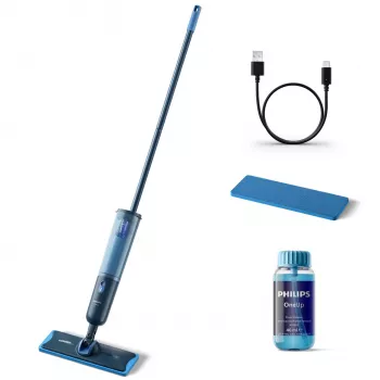 Elektrische wisser Philips XV3101/01 batterij nat zakloos blauw 1,2 Ah